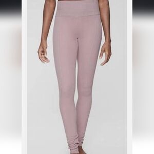 Athleta Barre Rib Tight in Mauve *flaw*
